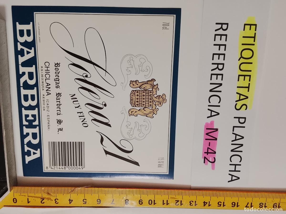 Etiquetas antiguas: HAGA SU OFERTA - ANTIGUA ETIQUETA DE VINO LICOR co&ntilde;ac manzanilla fino SANLUCAR JEREZ CADIZ EL PUERTO
