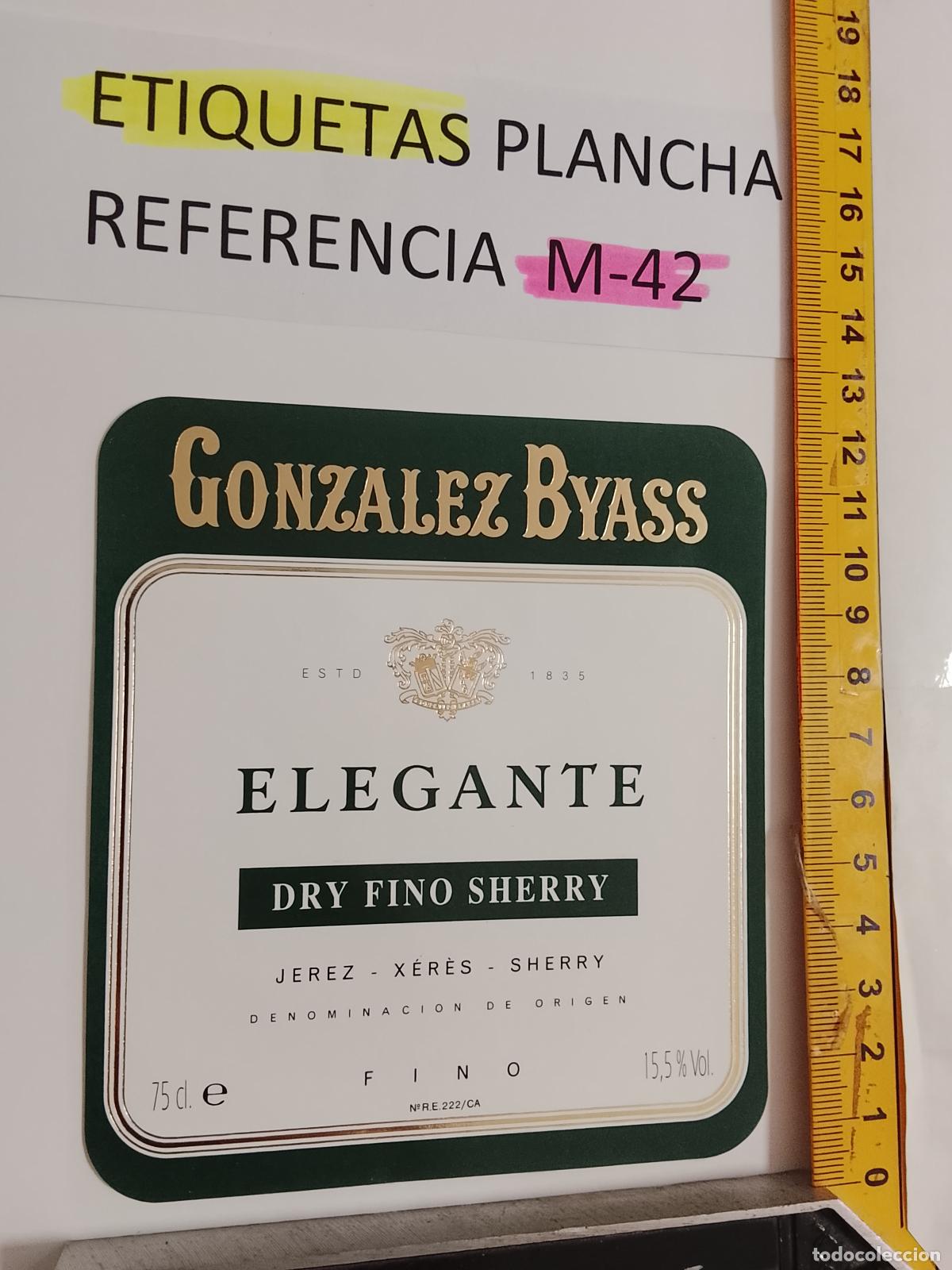 Etiquetas antiguas: HAGA SU OFERTA - ANTIGUA ETIQUETA DE VINO LICOR co&ntilde;ac manzanilla fino SANLUCAR JEREZ CADIZ EL PUERTO