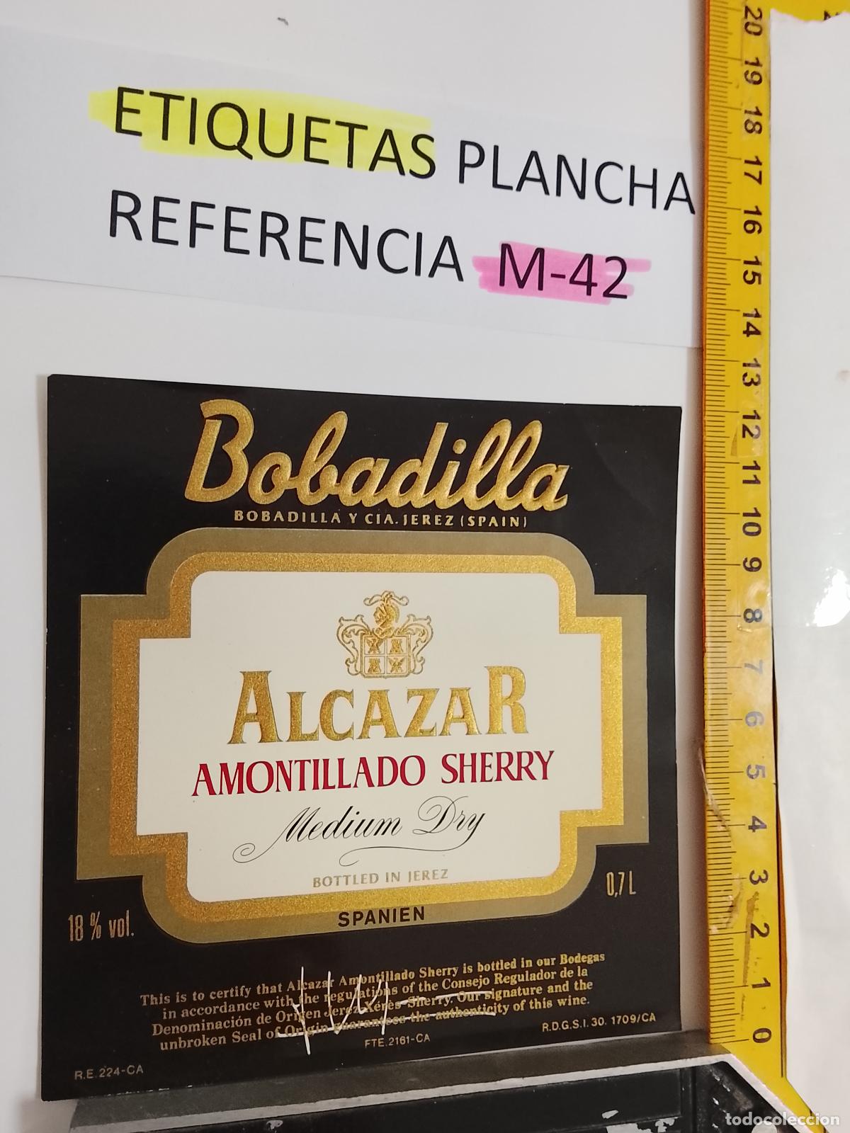 Etiquetas antiguas: HAGA SU OFERTA - ANTIGUA ETIQUETA DE VINO LICOR co&ntilde;ac manzanilla fino SANLUCAR JEREZ CADIZ EL PUERTO