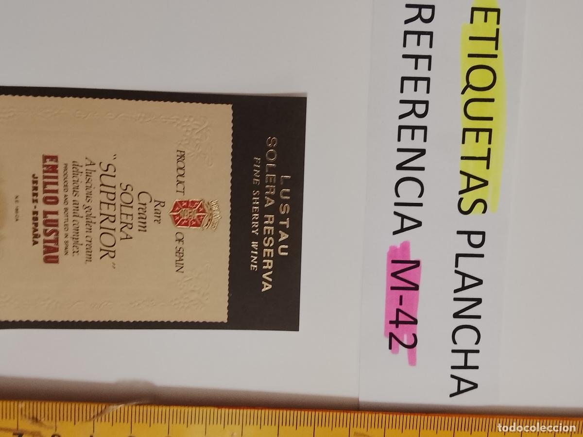 Etiquetas antiguas: HAGA SU OFERTA - ANTIGUA ETIQUETA DE VINO LICOR co&ntilde;ac manzanilla fino SANLUCAR JEREZ CADIZ EL PUERTO