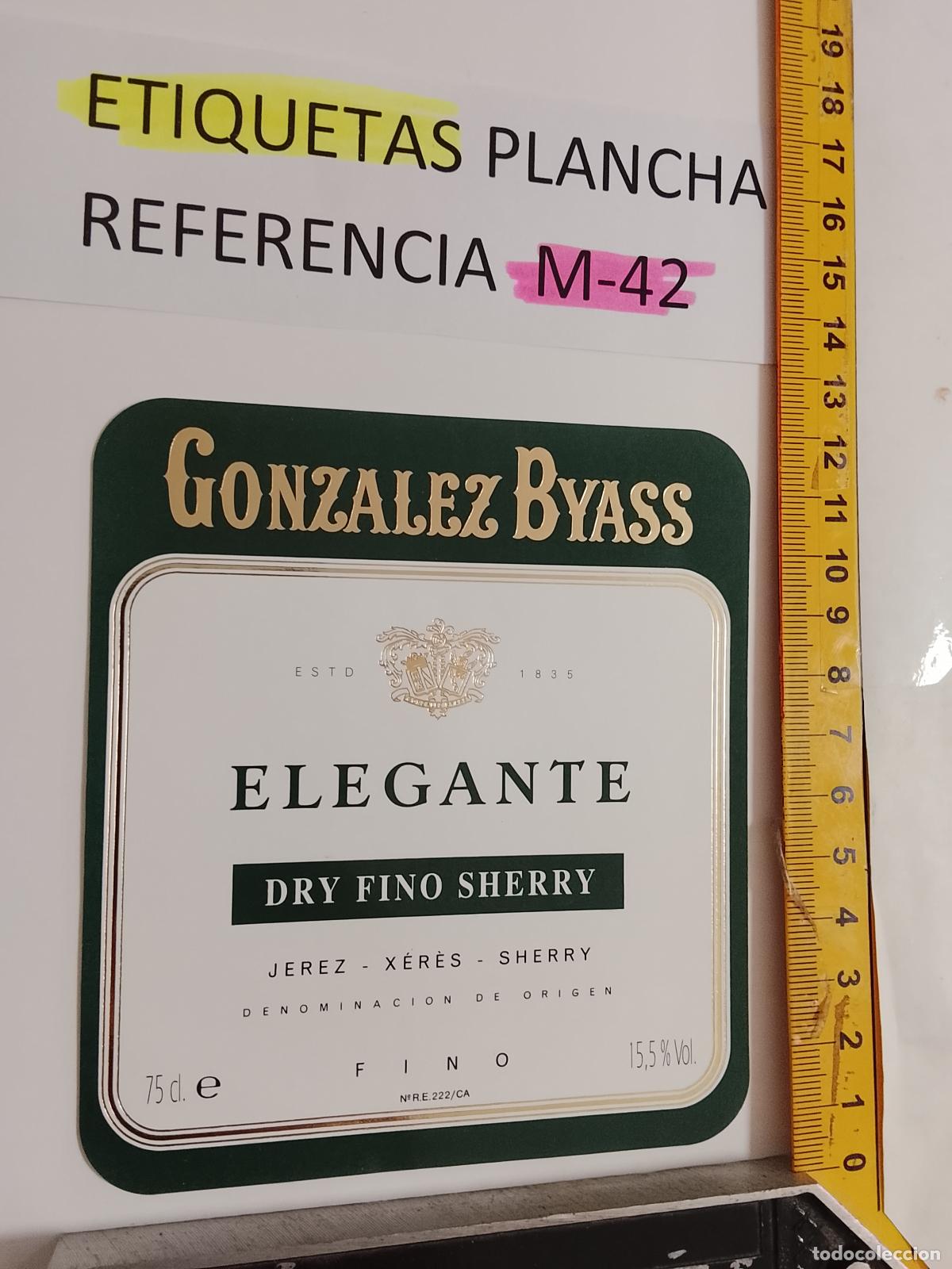 Etiquetas antiguas: HAGA SU OFERTA - ANTIGUA ETIQUETA DE VINO LICOR co&ntilde;ac manzanilla fino SANLUCAR JEREZ CADIZ EL PUERTO
