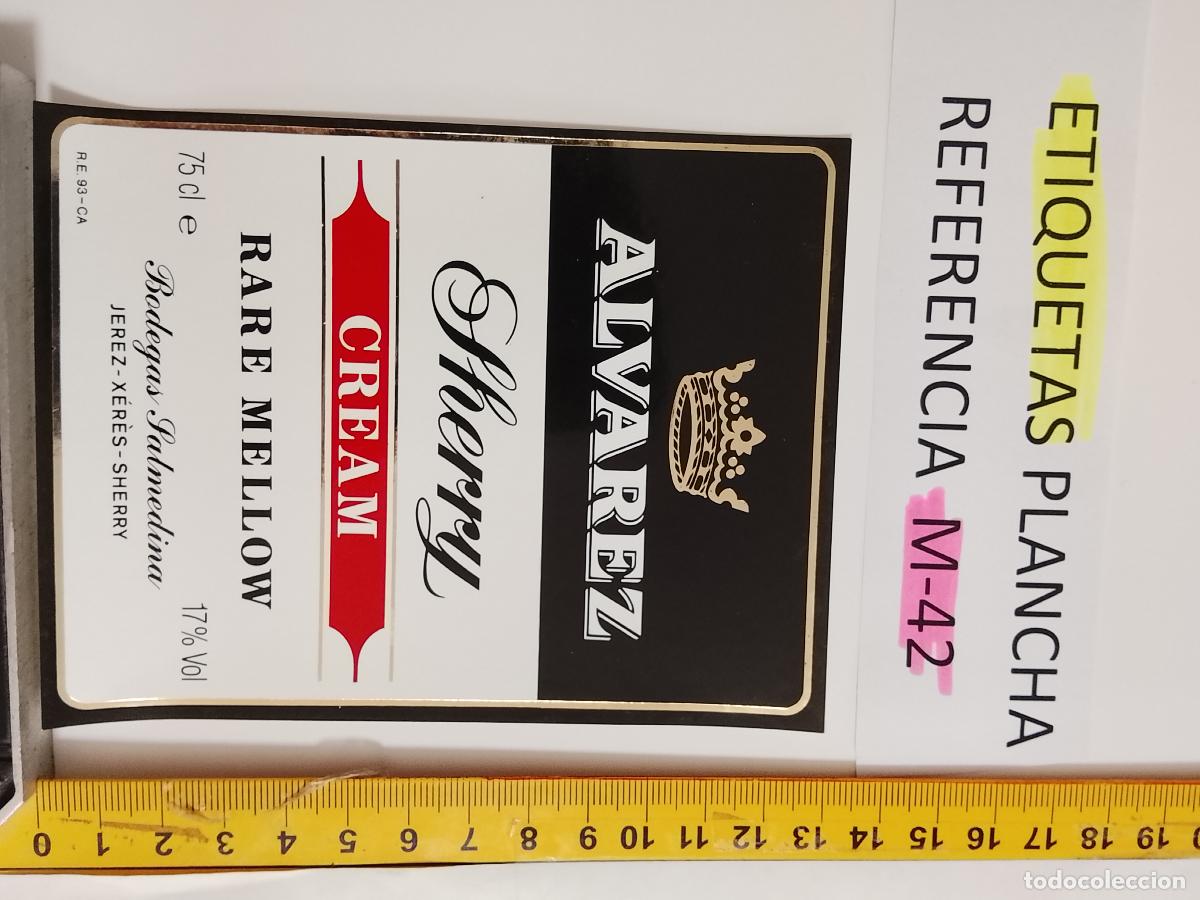 Etiquetas antiguas: HAGA SU OFERTA - ANTIGUA ETIQUETA DE VINO LICOR co&ntilde;ac manzanilla fino SANLUCAR JEREZ CADIZ EL PUERTO