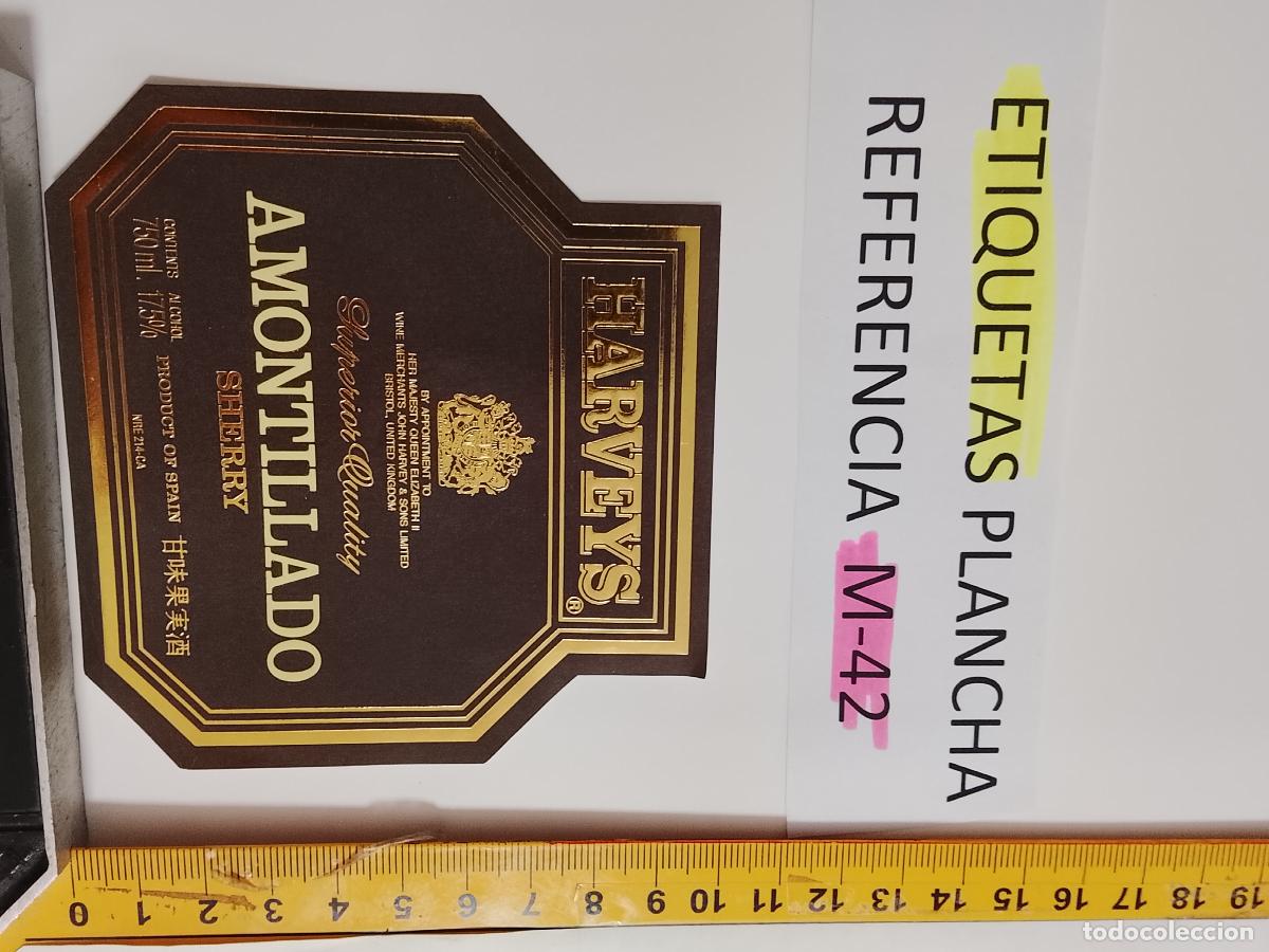 Etiquetas antiguas: HAGA SU OFERTA - ANTIGUA ETIQUETA DE VINO LICOR co&ntilde;ac manzanilla fino SANLUCAR JEREZ CADIZ EL PUERTO