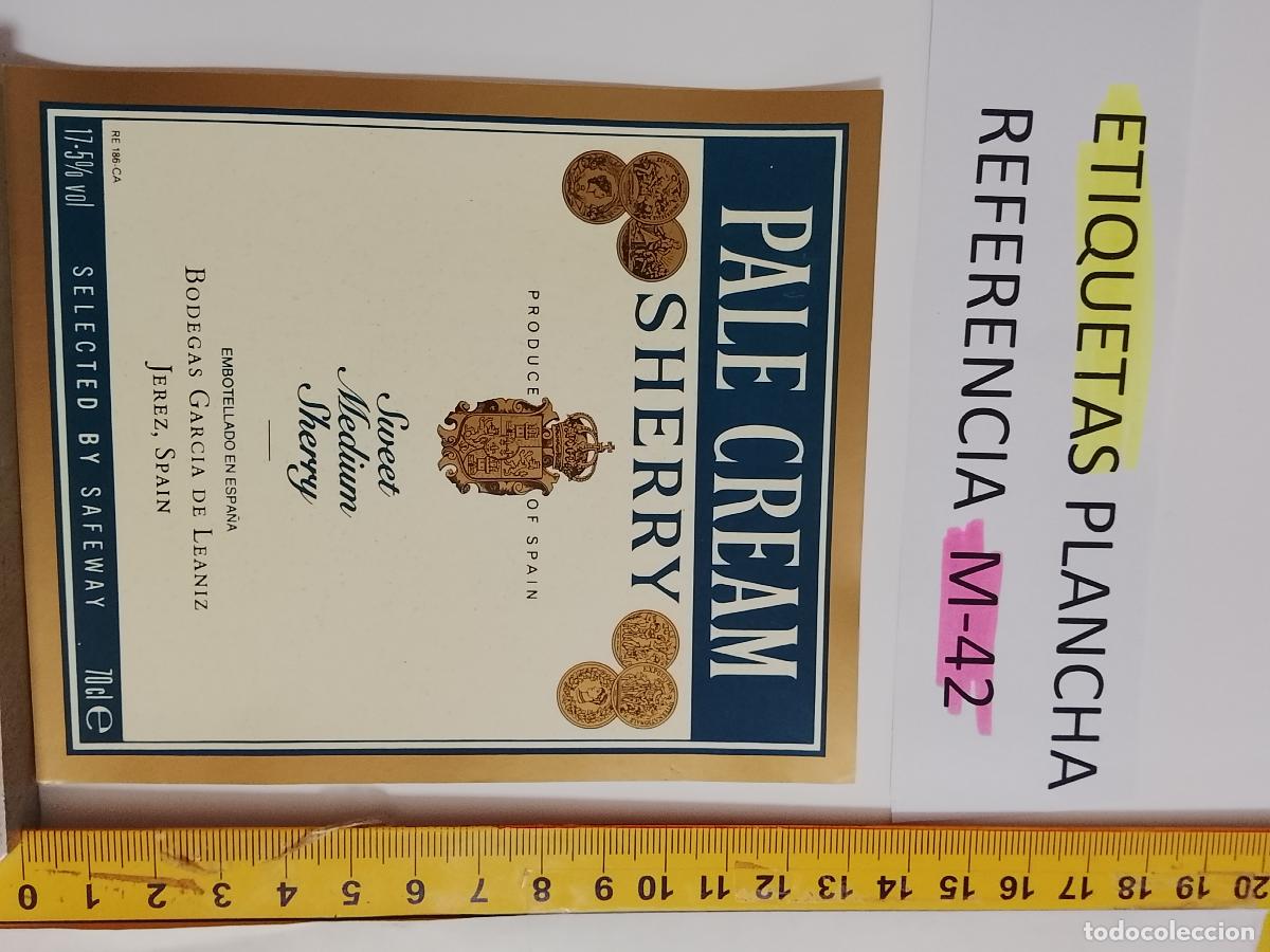 Etiquetas antiguas: HAGA SU OFERTA - ANTIGUA ETIQUETA DE VINO LICOR co&ntilde;ac manzanilla fino SANLUCAR JEREZ CADIZ EL PUERTO