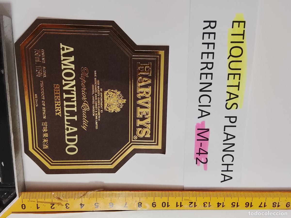 Etiquetas antiguas: HAGA SU OFERTA - ANTIGUA ETIQUETA DE VINO LICOR co&ntilde;ac manzanilla fino SANLUCAR JEREZ CADIZ EL PUERTO