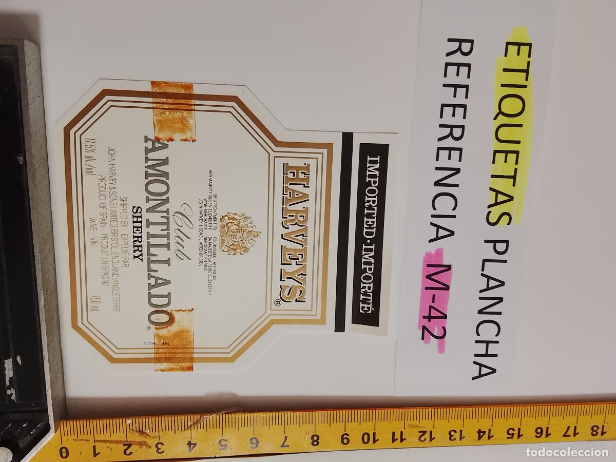 Etiquetas antiguas: HAGA SU OFERTA - ANTIGUA ETIQUETA DE VINO LICOR co&ntilde;ac manzanilla fino SANLUCAR JEREZ CADIZ EL PUERTO