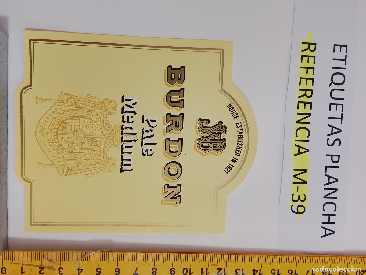 &Eacute;tiquettes anciennes: HAGA SU OFERTA - ANTIGUA ETIQUETA DE VINO LICOR co&ntilde;ac manzanilla fino SANLUCAR JEREZ CADIZ EL PUERTO