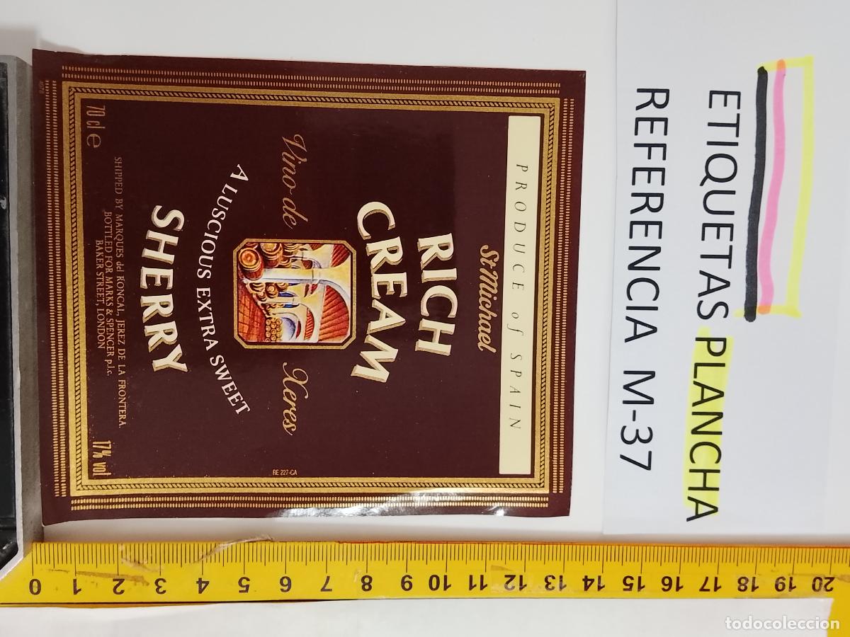 &Eacute;tiquettes anciennes: HAGA SU OFERTA - ANTIGUA ETIQUETA DE VINO LICOR co&ntilde;ac manzanilla fino SANLUCAR JEREZ CADIZ EL PUERTO