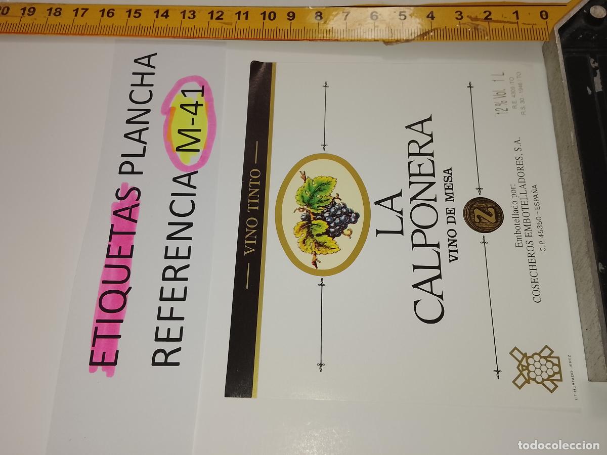 Etiquetas antiguas: HAGA SU OFERTA - ANTIGUA ETIQUETA DE VINO LICOR co&ntilde;ac manzanilla fino SANLUCAR JEREZ CADIZ EL PUERTO