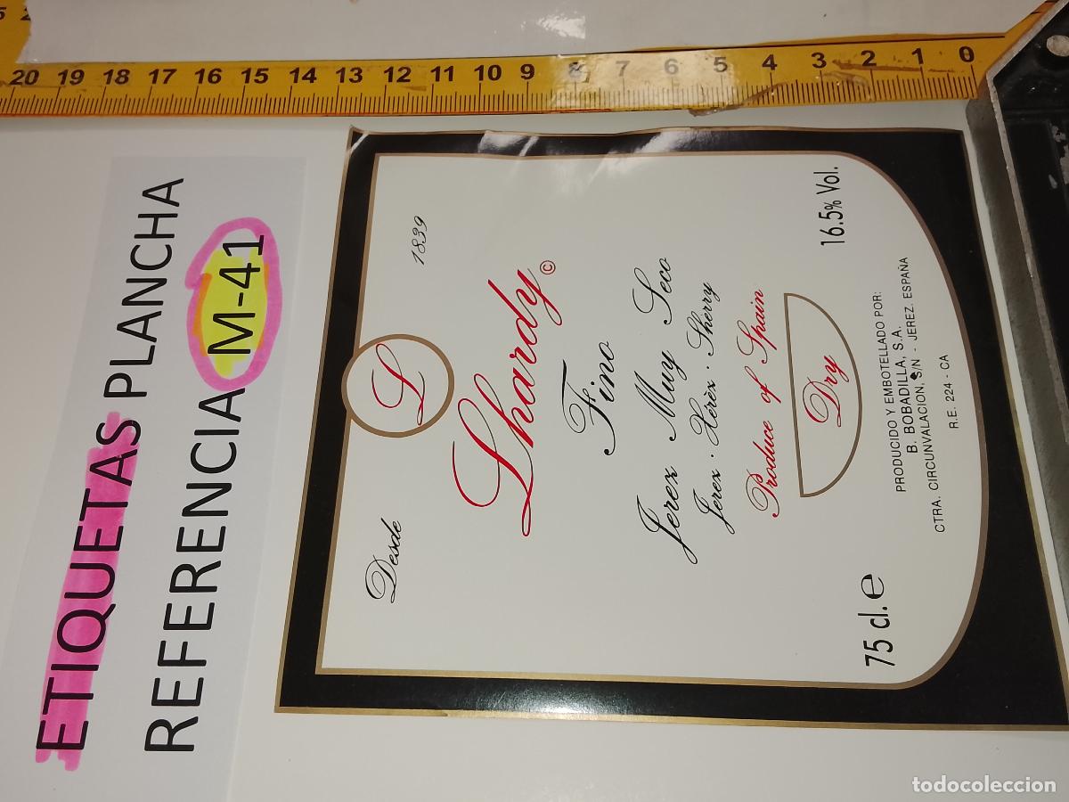Etiquetas antiguas: HAGA SU OFERTA - ANTIGUA ETIQUETA DE VINO LICOR co&ntilde;ac manzanilla fino SANLUCAR JEREZ CADIZ EL PUERTO