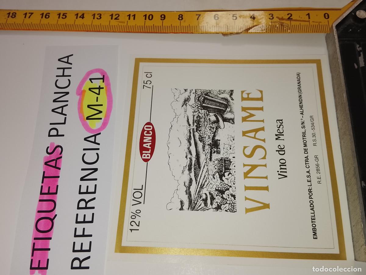 Etichette antiche: HAGA SU OFERTA - ANTIGUA ETIQUETA DE VINO LICOR co&ntilde;ac manzanilla fino SANLUCAR JEREZ CADIZ EL PUERTO