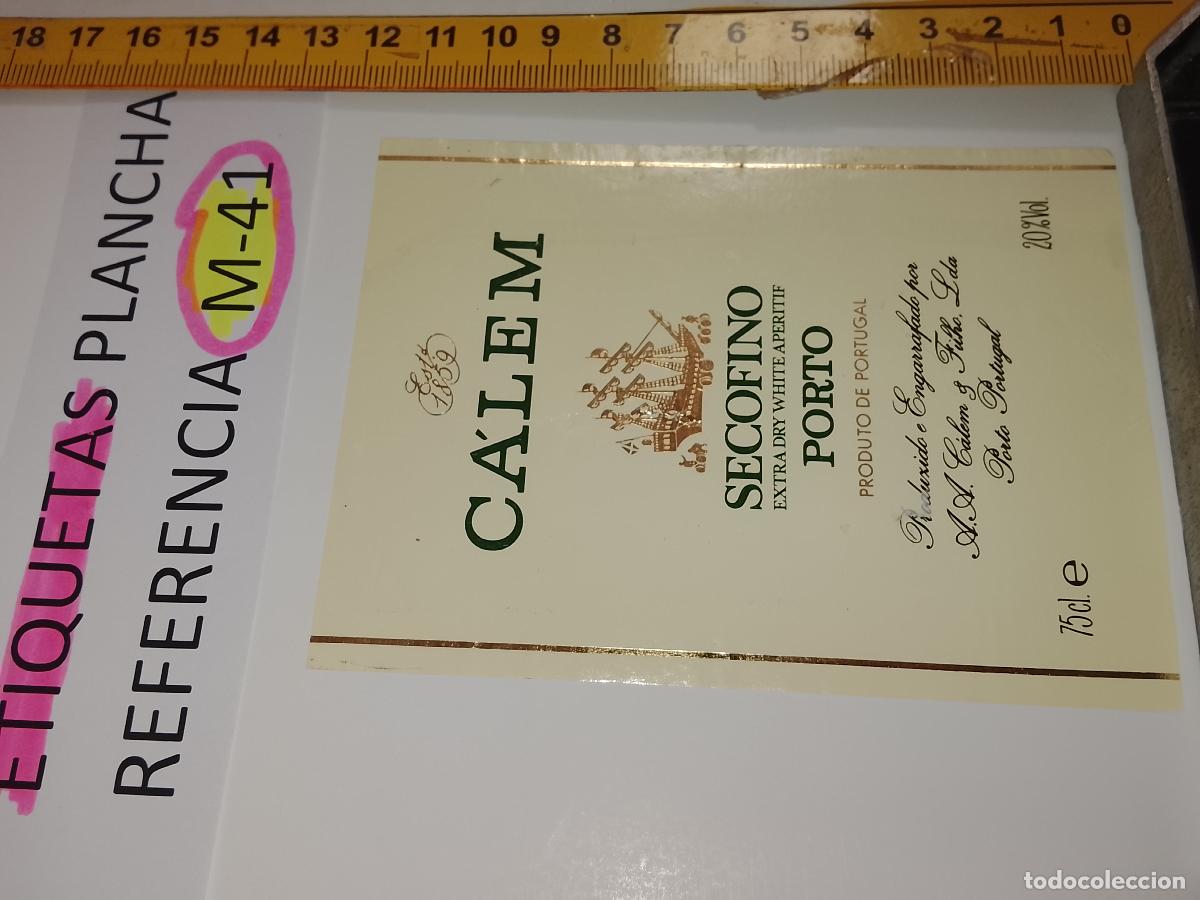 Etiquetas antiguas: HAGA SU OFERTA - ANTIGUA ETIQUETA DE VINO LICOR co&ntilde;ac manzanilla fino SANLUCAR JEREZ CADIZ EL PUERTO