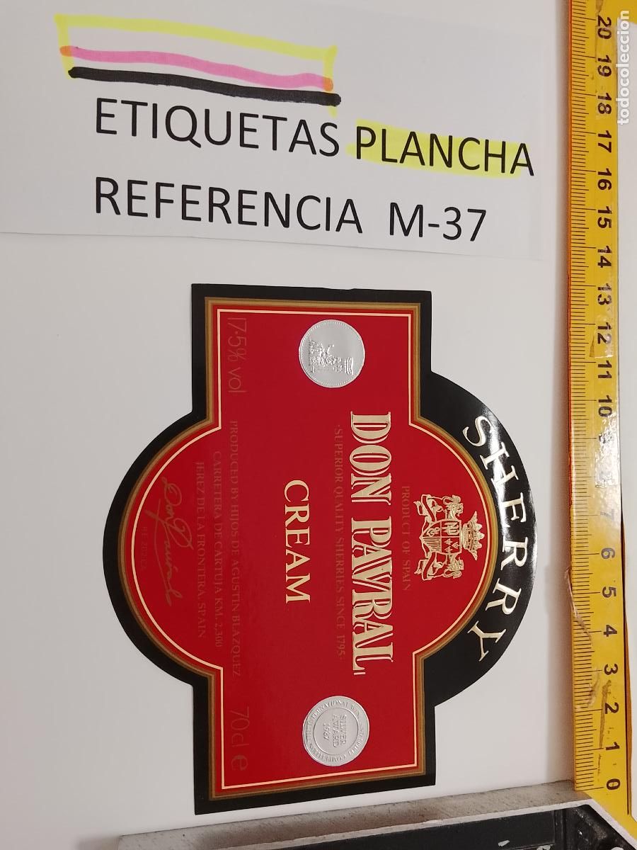 Etiquetas antiguas: HAGA SU OFERTA - ANTIGUA ETIQUETA DE VINO LICOR co&ntilde;ac manzanilla fino SANLUCAR JEREZ CADIZ EL PUERTO