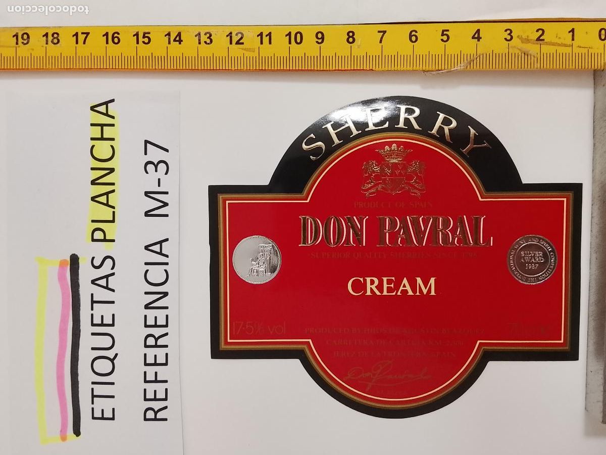 Etiquetas antiguas: HAGA SU OFERTA - ANTIGUA ETIQUETA DE VINO LICOR co&ntilde;ac manzanilla fino SANLUCAR JEREZ CADIZ EL PUERTO