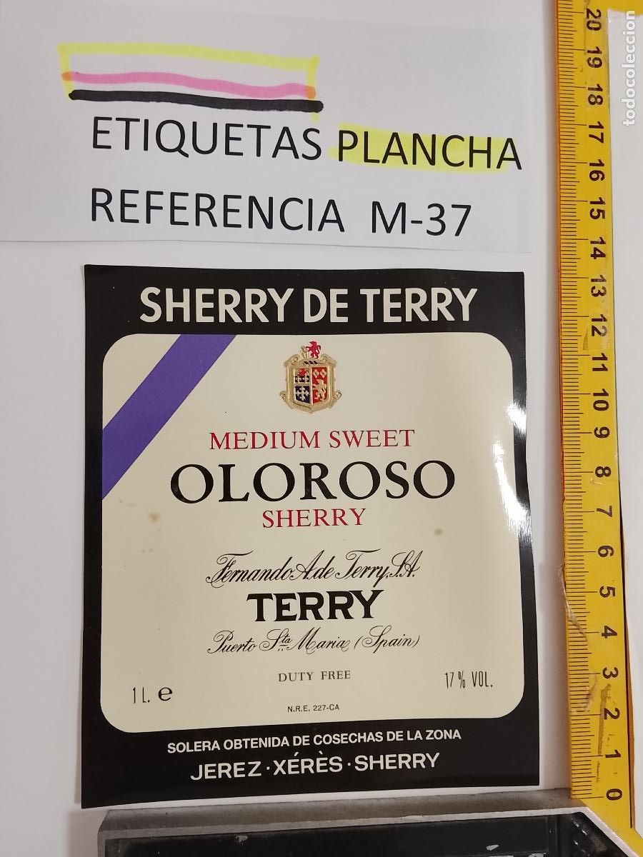Etiquetas antiguas: HAGA SU OFERTA - ANTIGUA ETIQUETA DE VINO LICOR co&ntilde;ac manzanilla fino SANLUCAR JEREZ CADIZ EL PUERTO