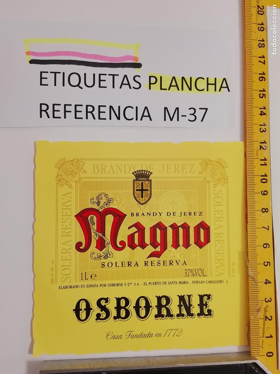 Etiquetas antiguas: HAGA SU OFERTA - ANTIGUA ETIQUETA DE VINO LICOR co&ntilde;ac manzanilla fino SANLUCAR JEREZ CADIZ EL PUERTO