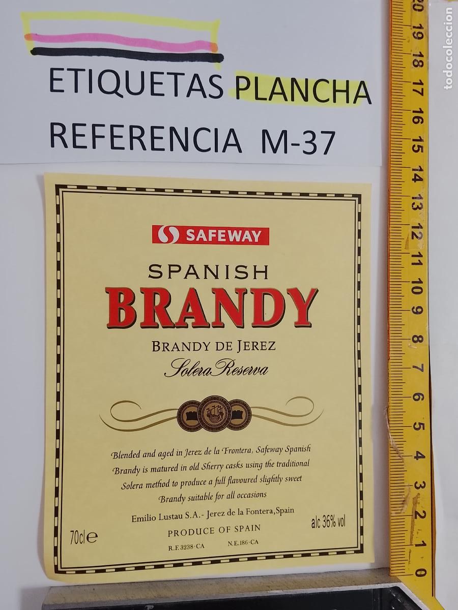 Etiquetas antiguas: HAGA SU OFERTA - ANTIGUA ETIQUETA DE VINO LICOR co&ntilde;ac manzanilla fino SANLUCAR JEREZ CADIZ EL PUERTO