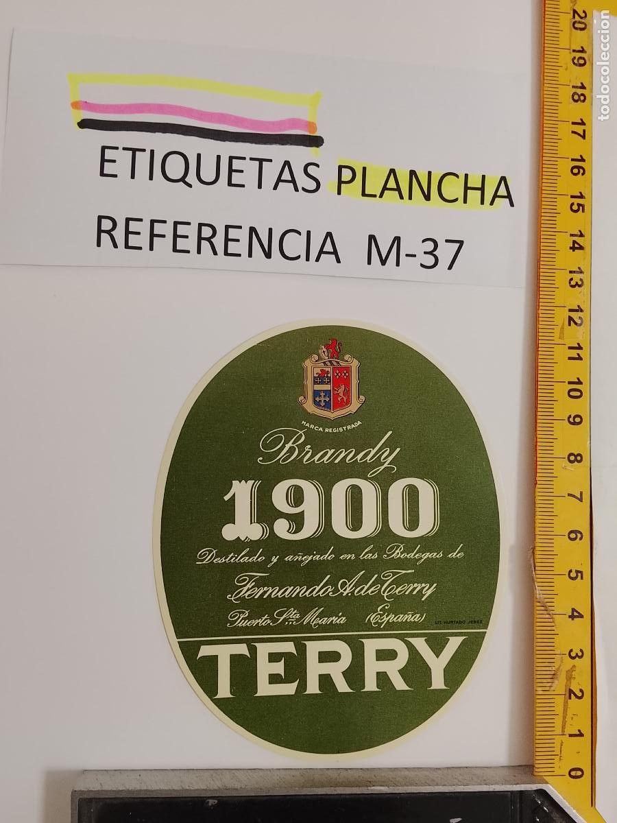 Etiquetas antiguas: HAGA SU OFERTA - ANTIGUA ETIQUETA DE VINO LICOR co&ntilde;ac manzanilla fino SANLUCAR JEREZ CADIZ EL PUERTO