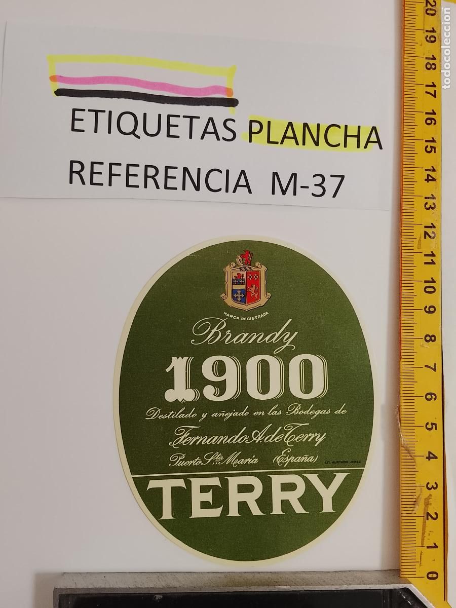 Etiquetas antiguas: HAGA SU OFERTA - ANTIGUA ETIQUETA DE VINO LICOR co&ntilde;ac manzanilla fino SANLUCAR JEREZ CADIZ EL PUERTO