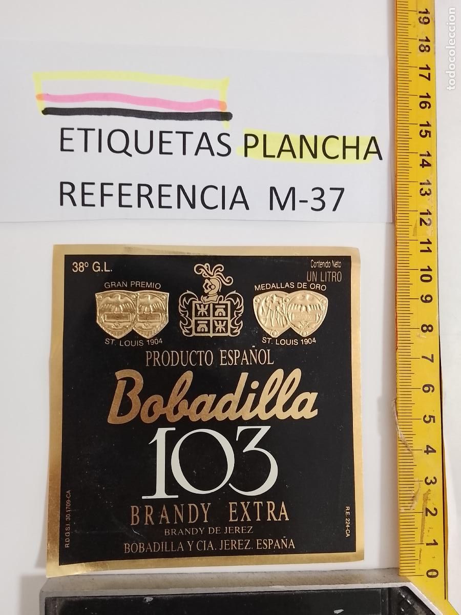 Etiquetas antiguas: HAGA SU OFERTA - ANTIGUA ETIQUETA DE VINO LICOR co&ntilde;ac manzanilla fino SANLUCAR JEREZ CADIZ EL PUERTO