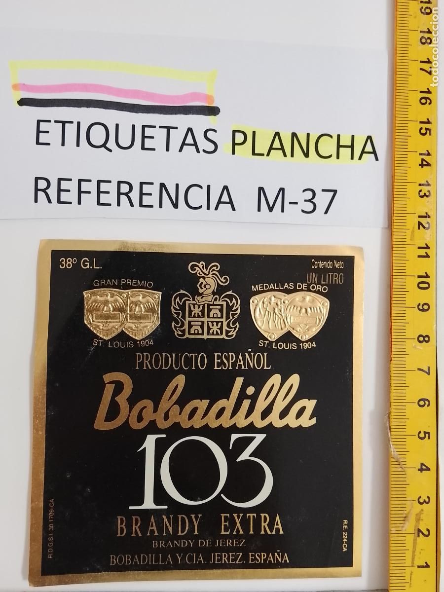 Etiquetas antiguas: HAGA SU OFERTA - ANTIGUA ETIQUETA DE VINO LICOR co&ntilde;ac manzanilla fino SANLUCAR JEREZ CADIZ EL PUERTO
