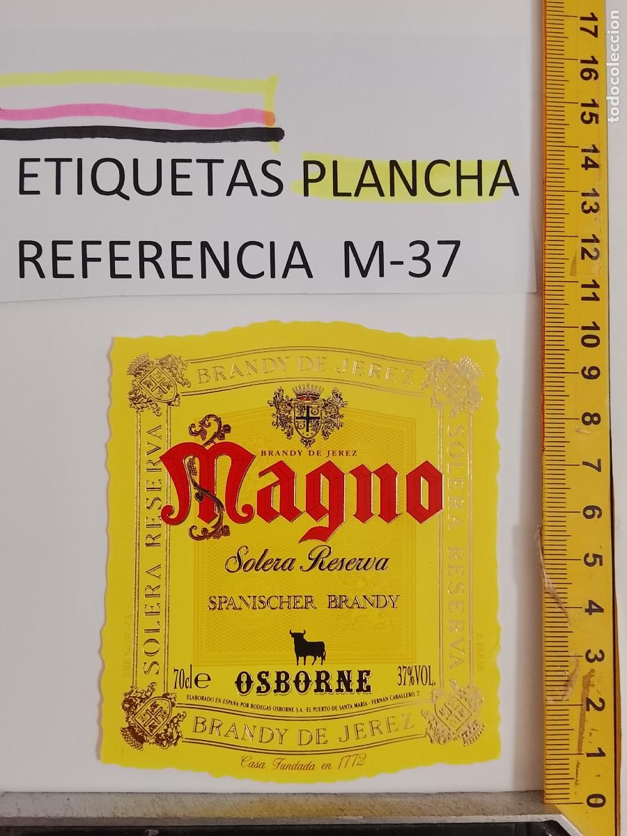 Etiquetas antiguas: HAGA SU OFERTA - ANTIGUA ETIQUETA DE VINO LICOR co&ntilde;ac manzanilla fino SANLUCAR JEREZ CADIZ EL PUERTO