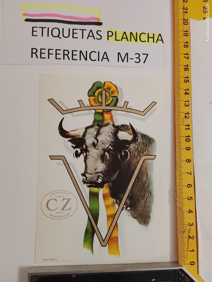 Etiquetas antiguas: HAGA SU OFERTA - ANTIGUA ETIQUETA DE VINO LICOR co&ntilde;ac manzanilla fino SANLUCAR JEREZ CADIZ EL PUERTO