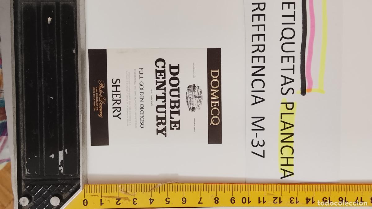 Etiquetas antiguas: HAGA SU OFERTA - ANTIGUA ETIQUETA DE VINO LICOR co&ntilde;ac manzanilla fino SANLUCAR JEREZ CADIZ EL PUERTO