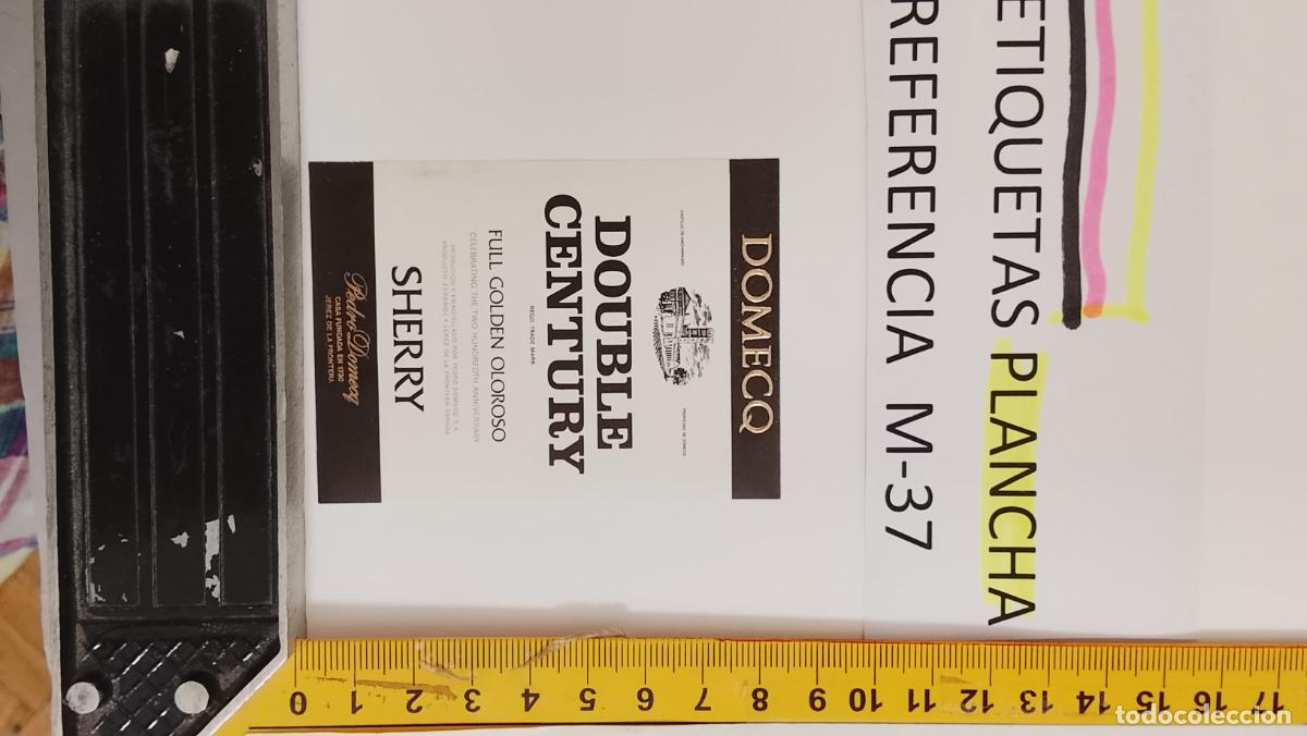 Etiquetas antiguas: HAGA SU OFERTA - ANTIGUA ETIQUETA DE VINO LICOR co&ntilde;ac manzanilla fino SANLUCAR JEREZ CADIZ EL PUERTO