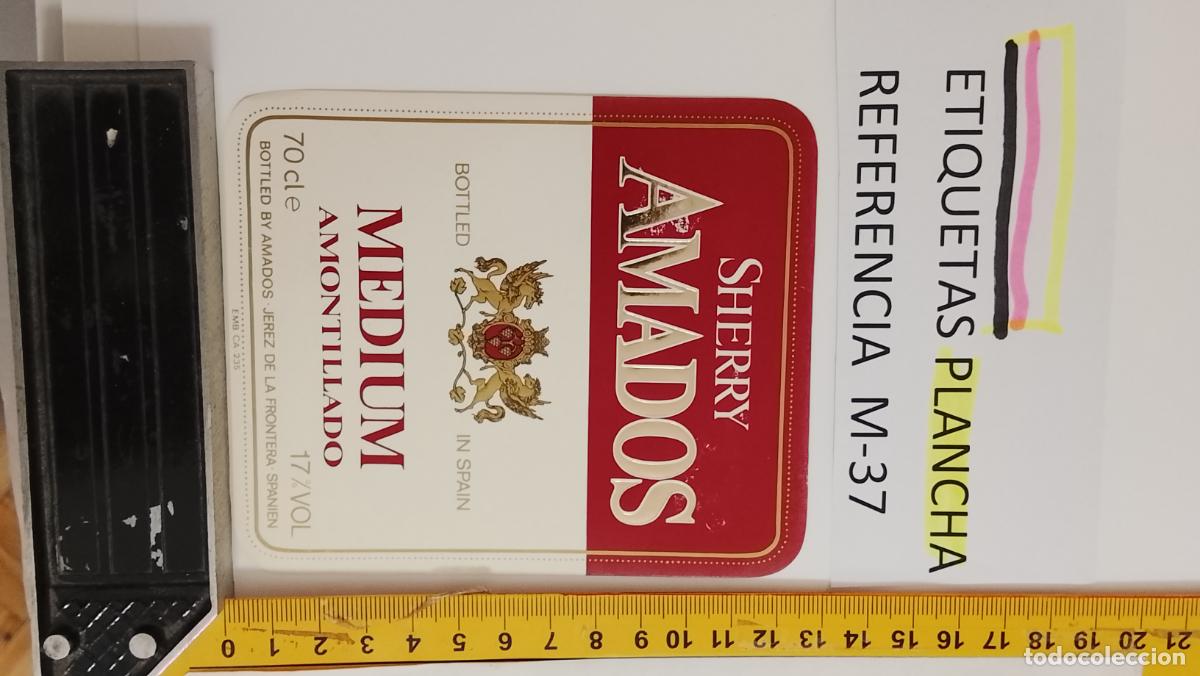 Etiquetas antiguas: HAGA SU OFERTA - ANTIGUA ETIQUETA DE VINO LICOR co&ntilde;ac manzanilla fino SANLUCAR JEREZ CADIZ EL PUERTO