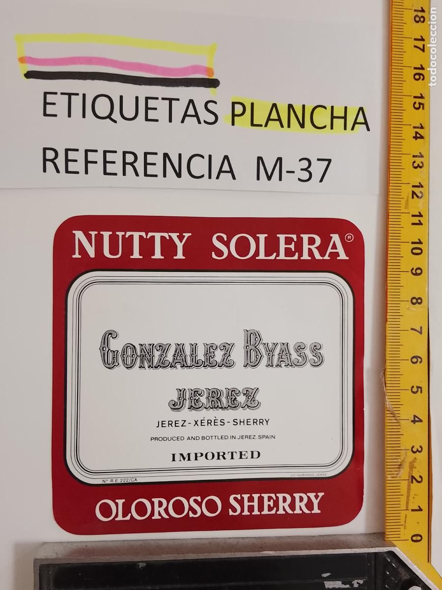 Etiquetas antiguas: HAGA SU OFERTA - ANTIGUA ETIQUETA DE VINO LICOR co&ntilde;ac manzanilla fino SANLUCAR JEREZ CADIZ EL PUERTO