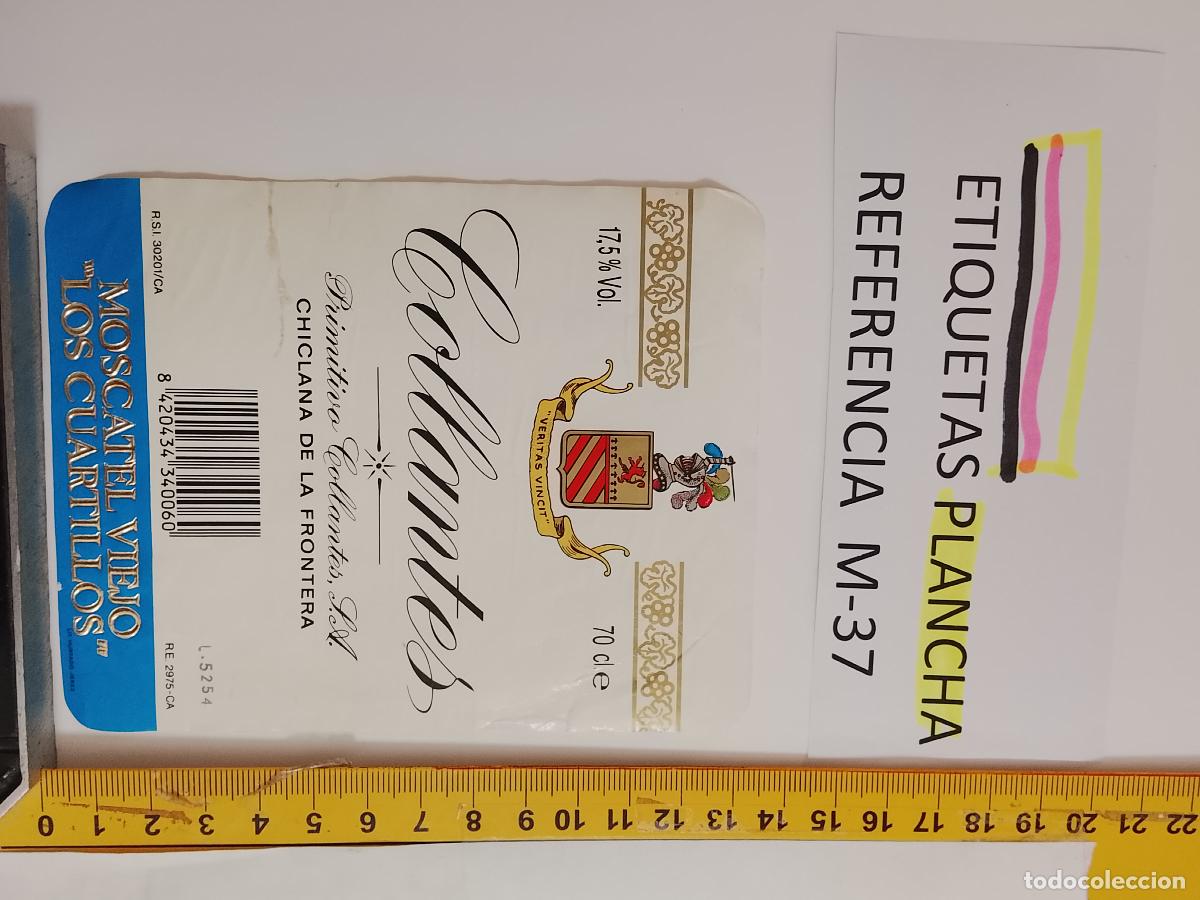 Etiquetas antiguas: HAGA SU OFERTA - ANTIGUA ETIQUETA DE VINO LICOR co&ntilde;ac manzanilla fino SANLUCAR JEREZ CADIZ EL PUERTO