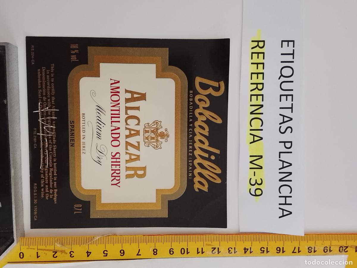Etiquetas antiguas: HAGA SU OFERTA - ANTIGUA ETIQUETA DE VINO LICOR co&ntilde;ac manzanilla fino SANLUCAR JEREZ CADIZ EL PUERTO