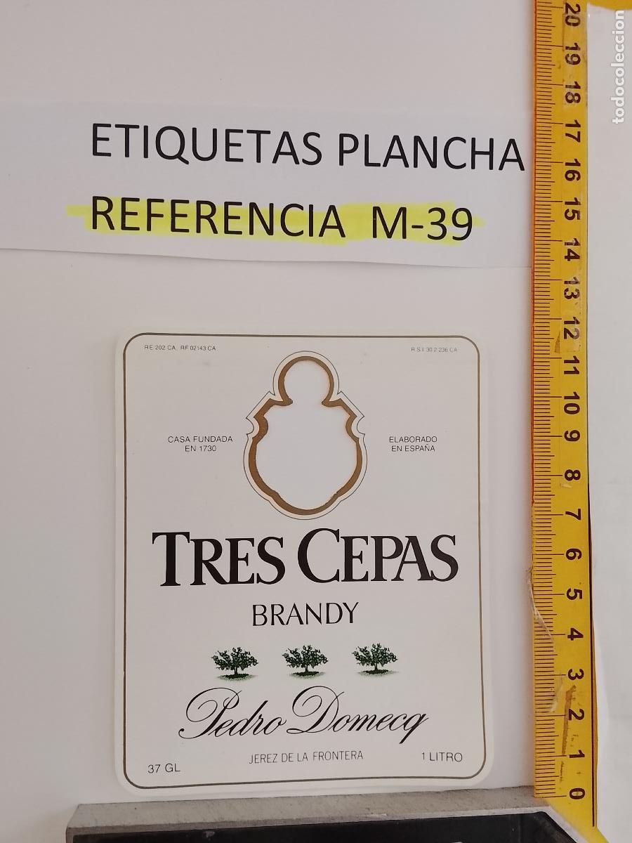 Etiquetas antiguas: HAGA SU OFERTA - ANTIGUA ETIQUETA DE VINO LICOR co&ntilde;ac manzanilla fino SANLUCAR JEREZ CADIZ EL PUERTO