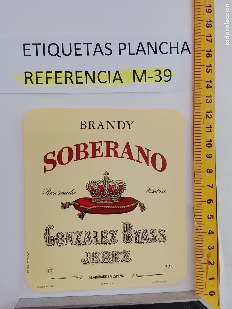 Etiquetas antiguas: HAGA SU OFERTA - ANTIGUA ETIQUETA DE VINO LICOR co&ntilde;ac manzanilla fino SANLUCAR JEREZ CADIZ EL PUERTO