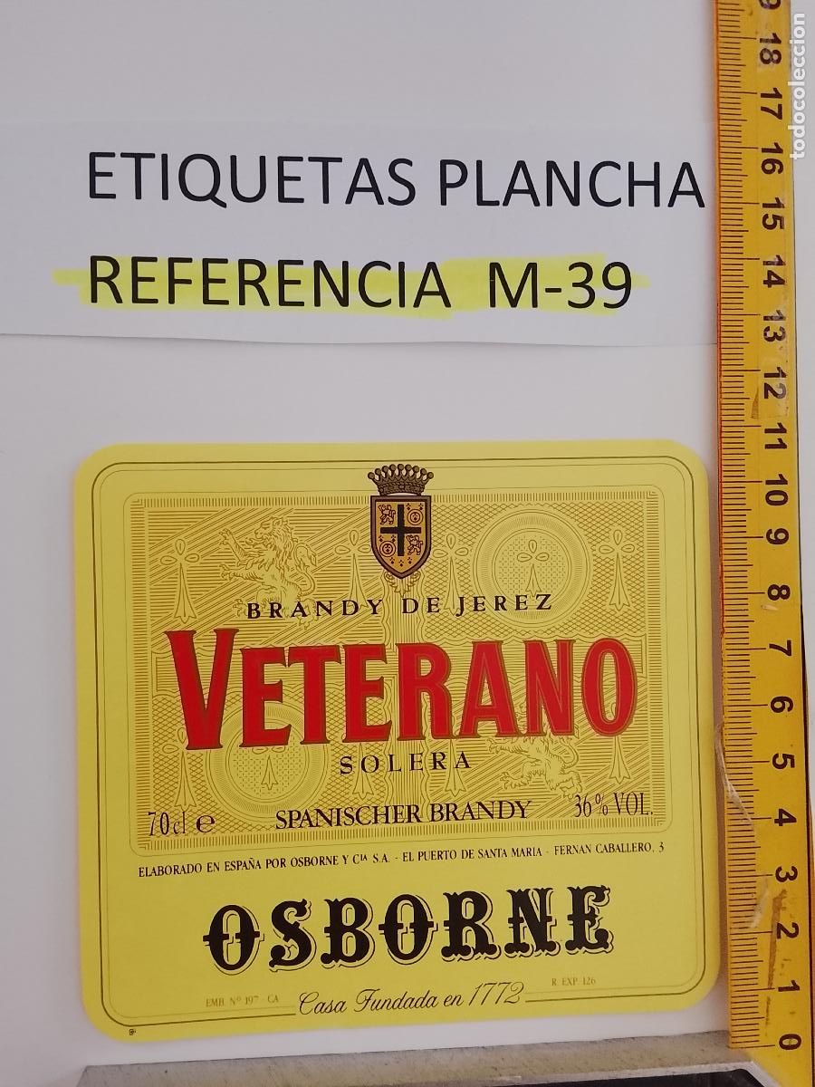 Etichette antiche: HAGA SU OFERTA - ANTIGUA ETIQUETA DE VINO LICOR co&ntilde;ac manzanilla fino SANLUCAR JEREZ CADIZ EL PUERTO