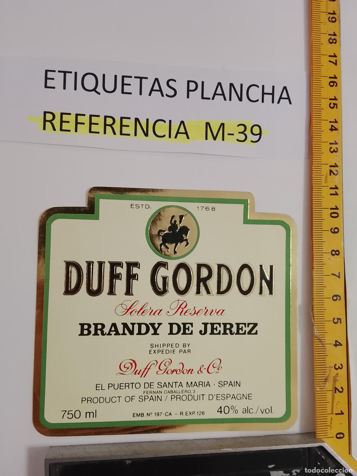 Etichette antiche: HAGA SU OFERTA - ANTIGUA ETIQUETA DE VINO LICOR co&ntilde;ac manzanilla fino SANLUCAR JEREZ CADIZ EL PUERTO