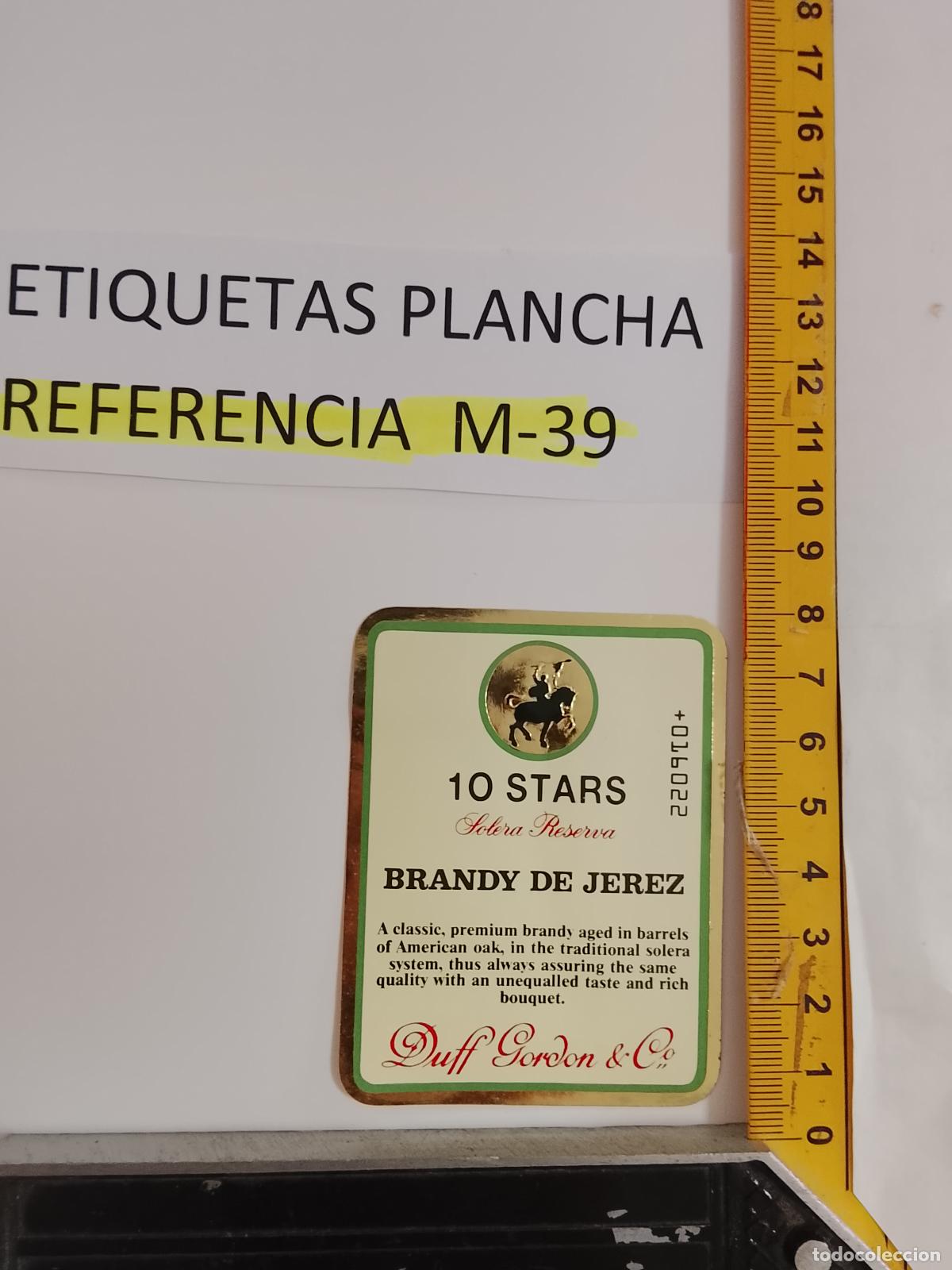 Etichette antiche: HAGA SU OFERTA - ANTIGUA ETIQUETA DE VINO LICOR co&ntilde;ac manzanilla fino SANLUCAR JEREZ CADIZ EL PUERTO
