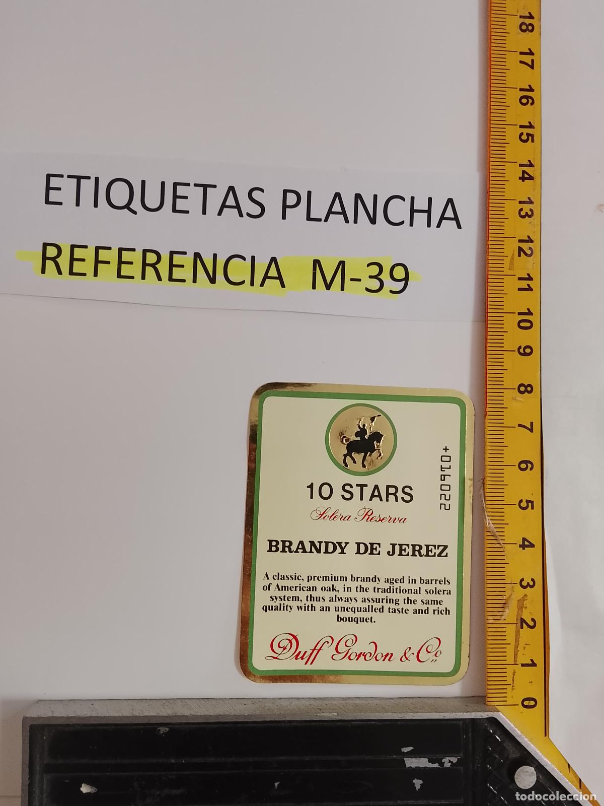 Etichette antiche: HAGA SU OFERTA - ANTIGUA ETIQUETA DE VINO LICOR co&ntilde;ac manzanilla fino SANLUCAR JEREZ CADIZ EL PUERTO