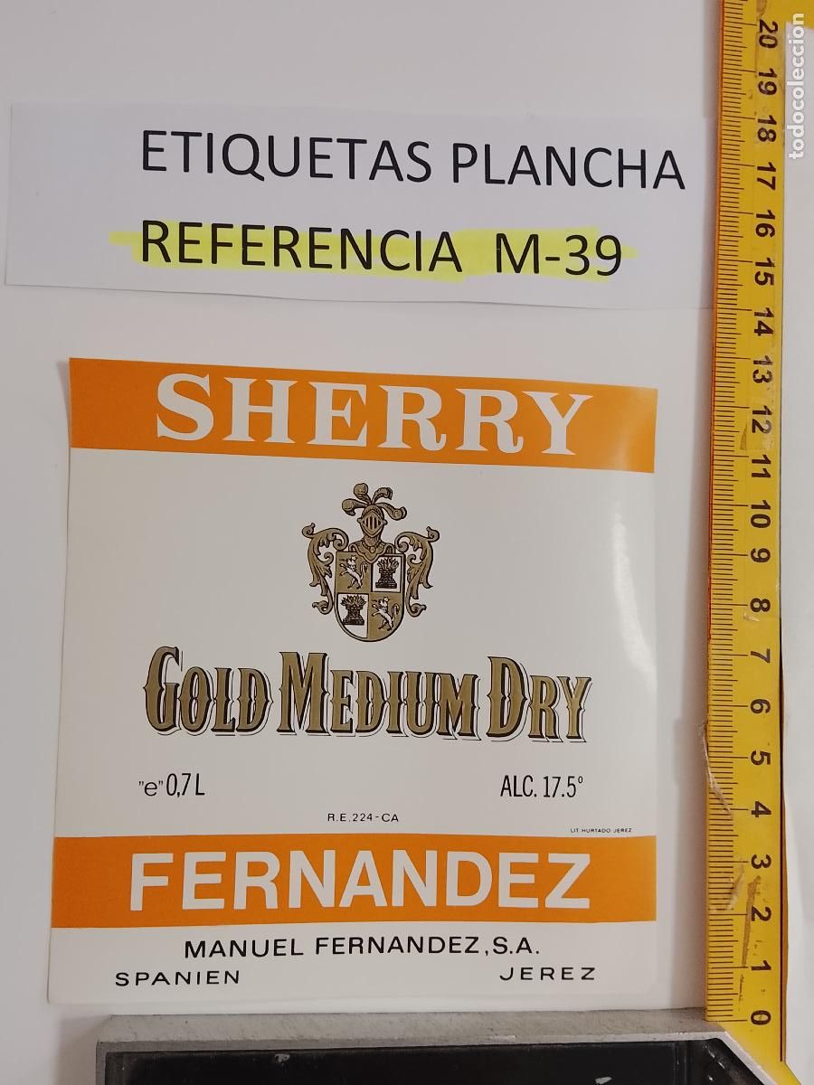 Etiquetas antiguas: HAGA SU OFERTA - ANTIGUA ETIQUETA DE VINO LICOR co&ntilde;ac manzanilla fino SANLUCAR JEREZ CADIZ EL PUERTO