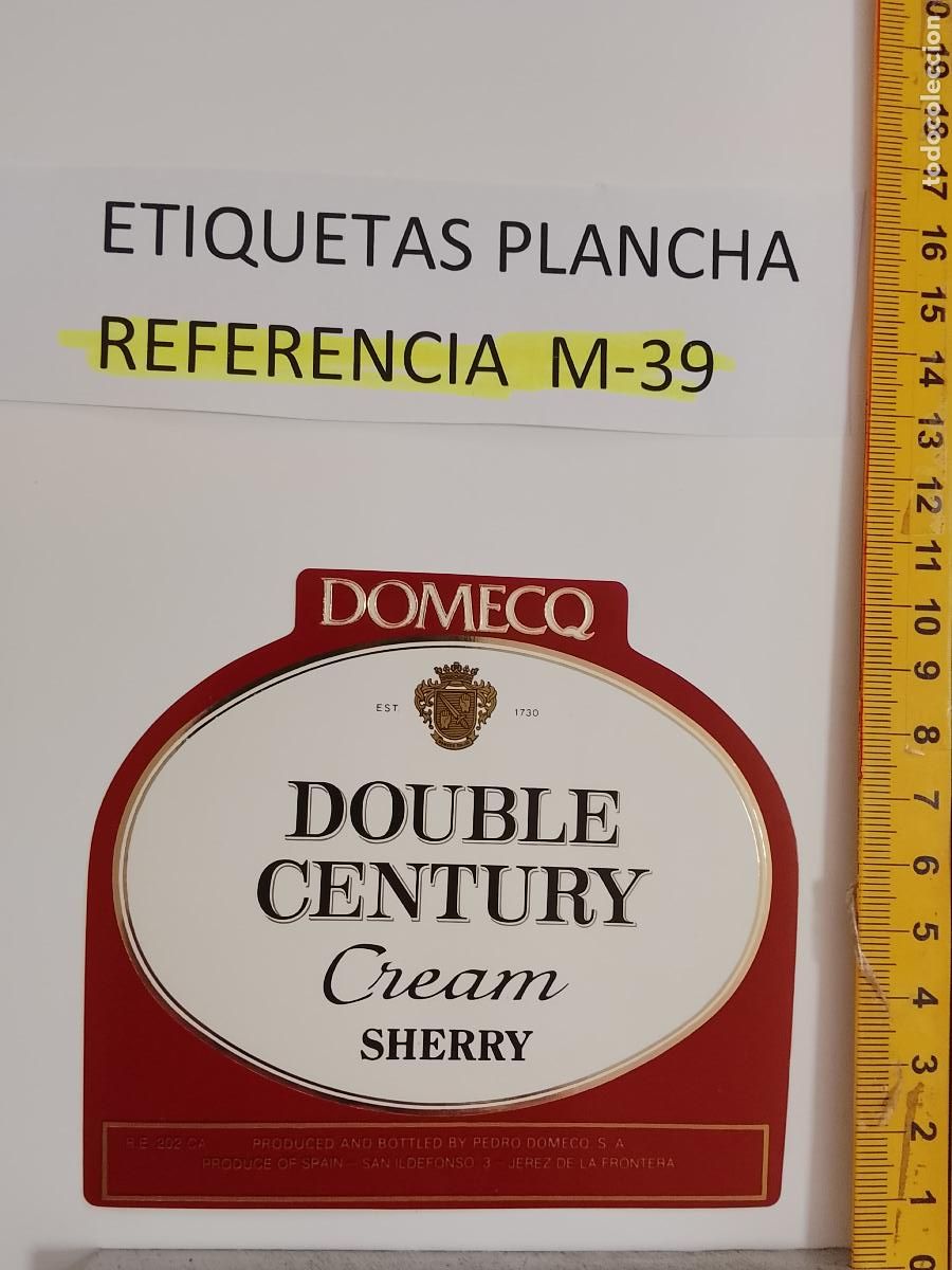 Etiquetas antiguas: HAGA SU OFERTA - ANTIGUA ETIQUETA DE VINO LICOR co&ntilde;ac manzanilla fino SANLUCAR JEREZ CADIZ EL PUERTO