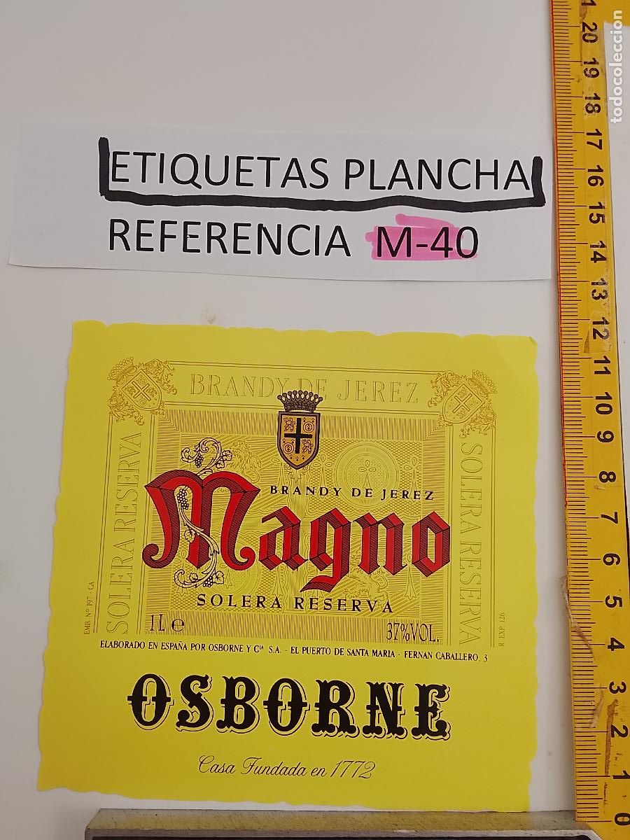 Etiquetas antiguas: HAGA SU OFERTA - ANTIGUA ETIQUETA DE VINO LICOR co&ntilde;ac manzanilla fino SANLUCAR JEREZ CADIZ EL PUERTO