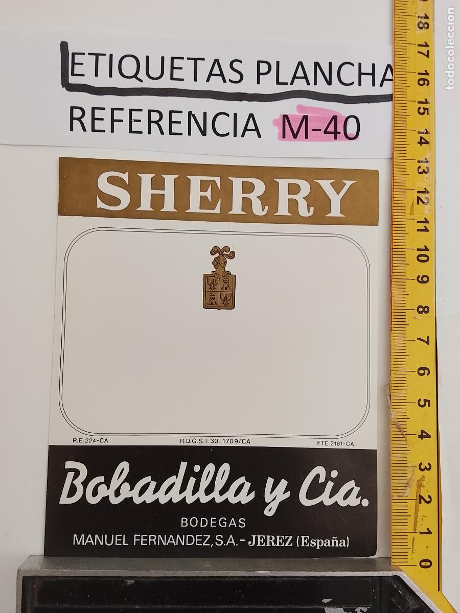 Etiquetas antiguas: HAGA SU OFERTA - ANTIGUA ETIQUETA DE VINO LICOR co&ntilde;ac manzanilla fino SANLUCAR JEREZ CADIZ EL PUERTO