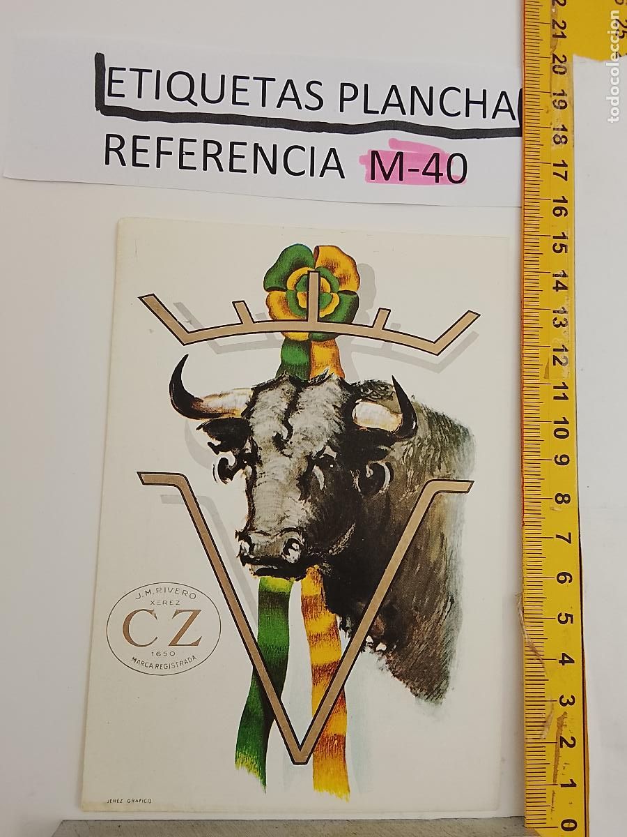 Etiquetas antiguas: HAGA SU OFERTA - ANTIGUA ETIQUETA DE VINO LICOR co&ntilde;ac manzanilla fino SANLUCAR JEREZ CADIZ EL PUERTO