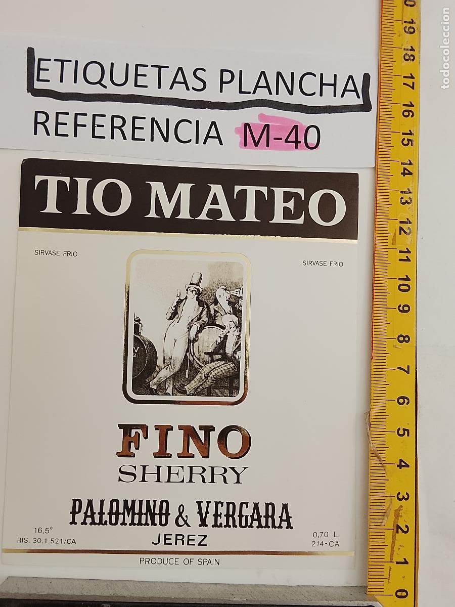 Etiquetas antiguas: HAGA SU OFERTA - ANTIGUA ETIQUETA DE VINO LICOR co&ntilde;ac manzanilla fino SANLUCAR JEREZ CADIZ EL PUERTO