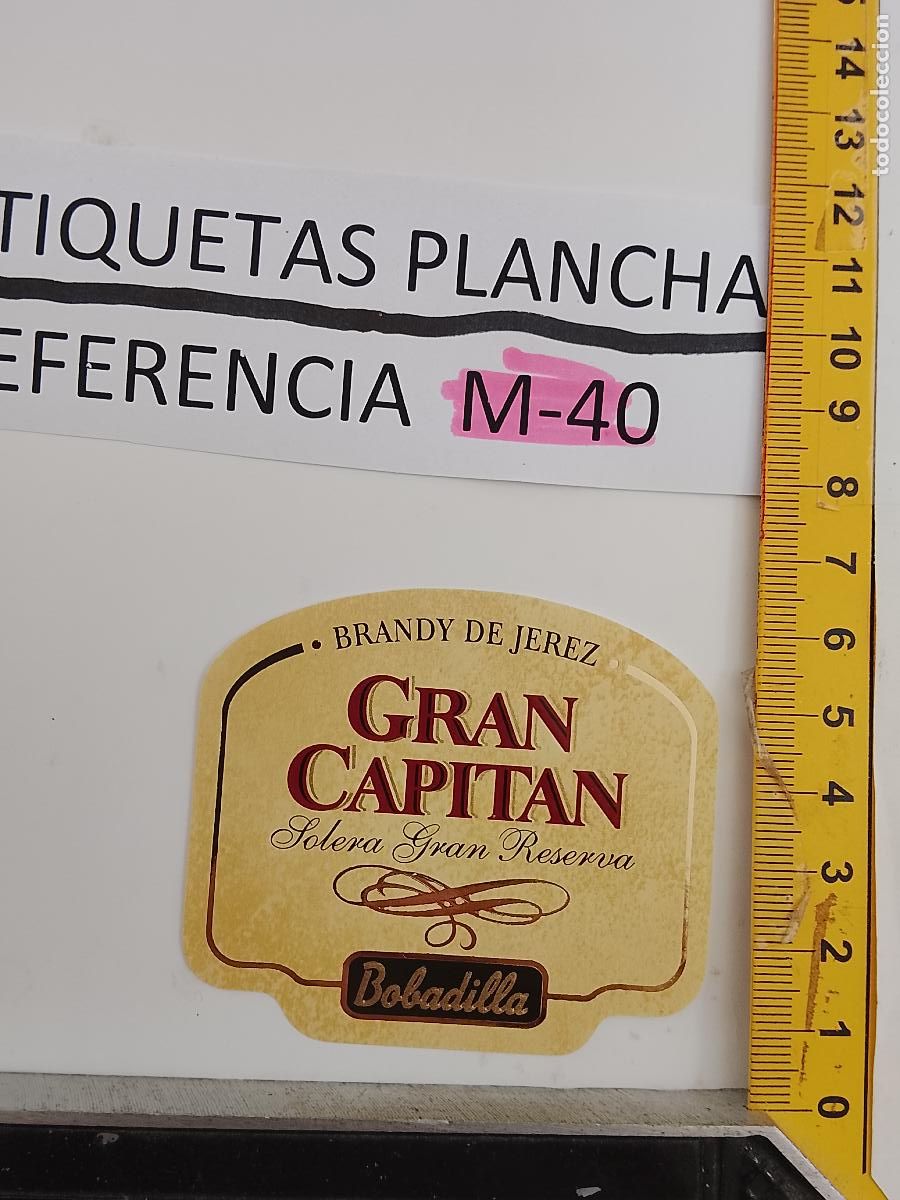 Etiquetas antiguas: HAGA SU OFERTA - ANTIGUA ETIQUETA DE VINO LICOR co&ntilde;ac manzanilla fino SANLUCAR JEREZ CADIZ EL PUERTO