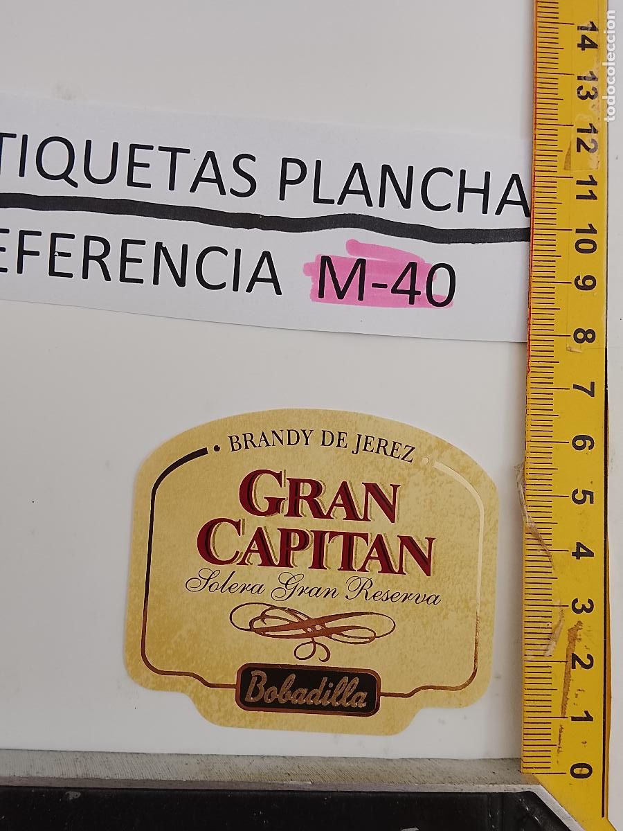 Etiquetas antiguas: HAGA SU OFERTA - ANTIGUA ETIQUETA DE VINO LICOR co&ntilde;ac manzanilla fino SANLUCAR JEREZ CADIZ EL PUERTO