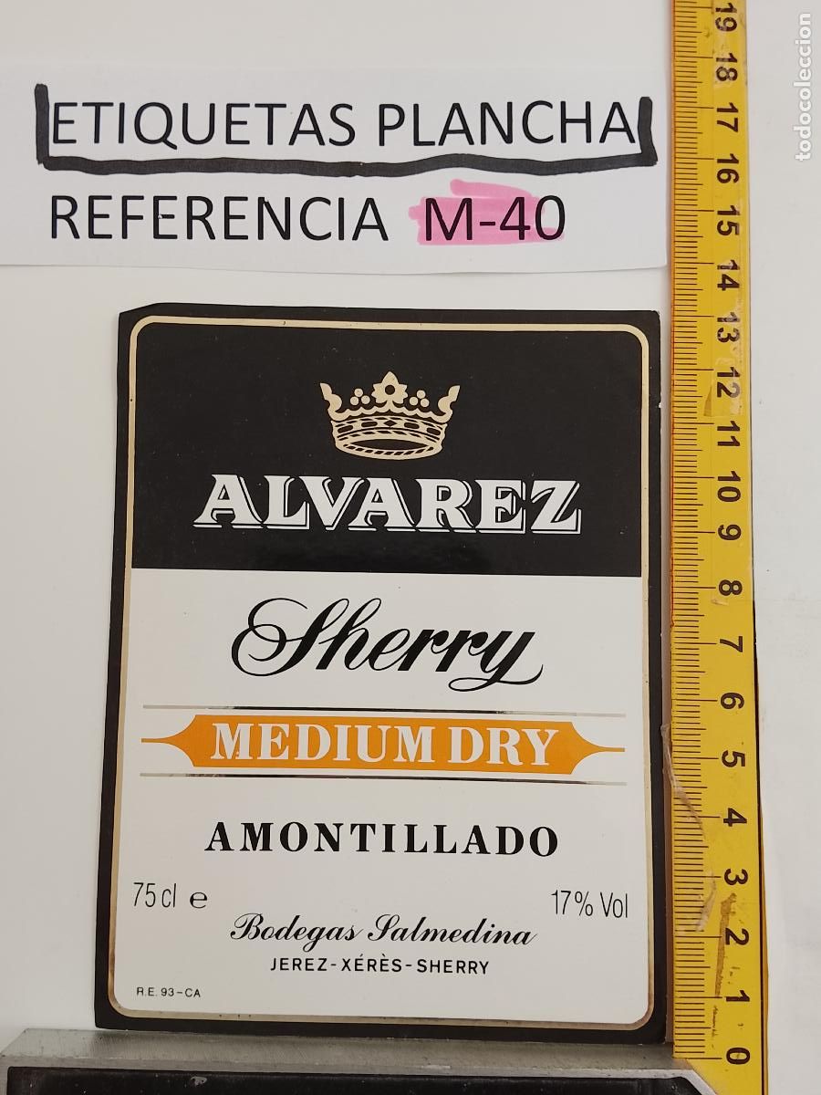 Etiquetas antiguas: HAGA SU OFERTA - ANTIGUA ETIQUETA DE VINO LICOR co&ntilde;ac manzanilla fino SANLUCAR JEREZ CADIZ EL PUERTO
