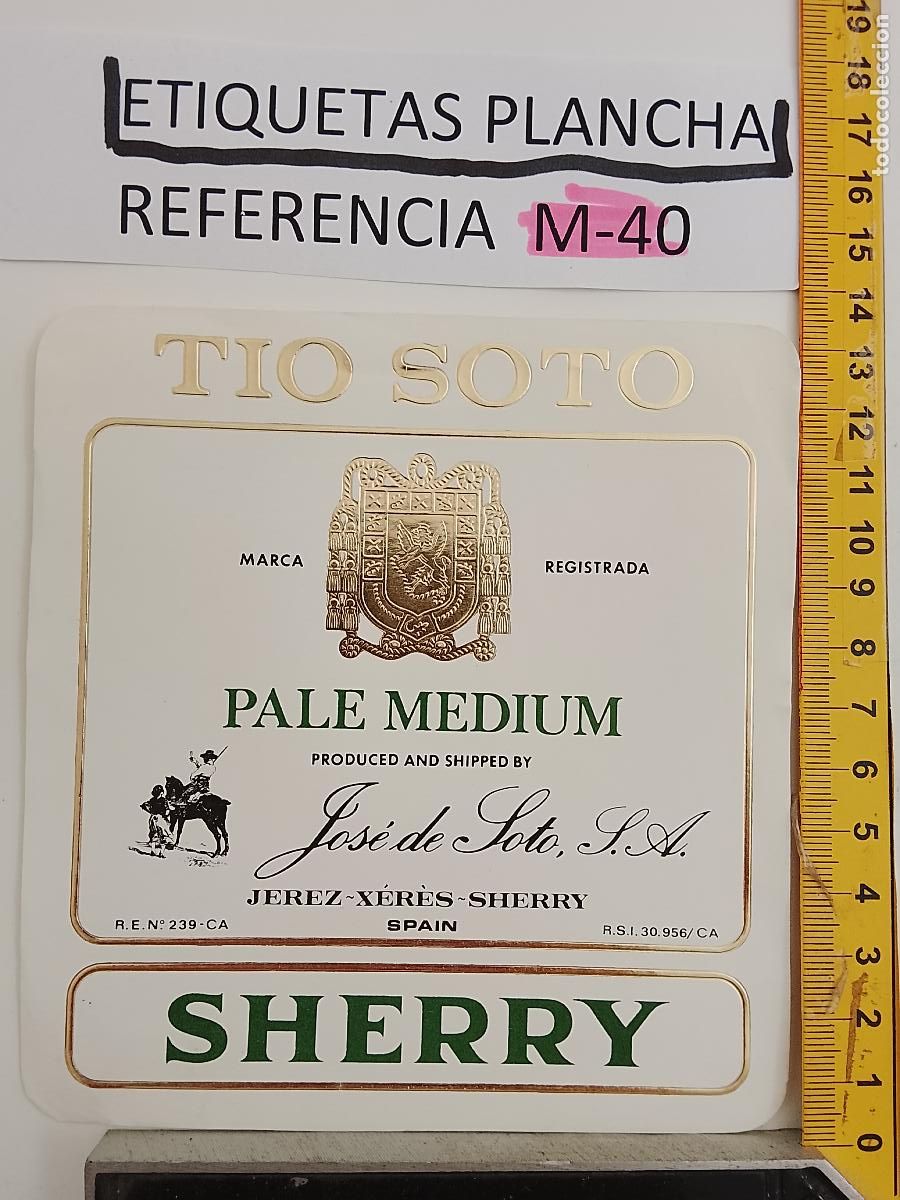 Etiquetas antiguas: HAGA SU OFERTA - ANTIGUA ETIQUETA DE VINO LICOR co&ntilde;ac manzanilla fino SANLUCAR JEREZ CADIZ EL PUERTO