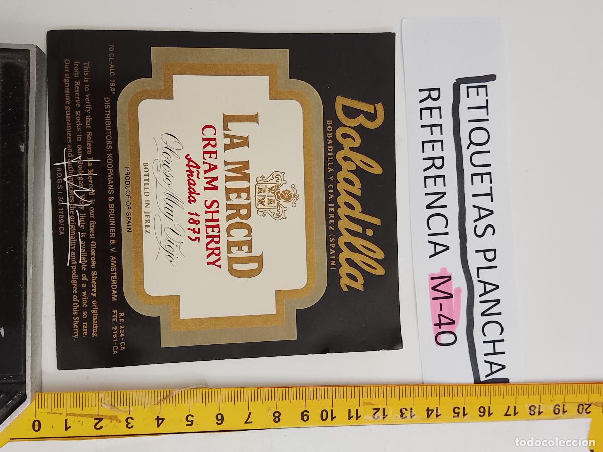 Etiquetas antiguas: HAGA SU OFERTA - ANTIGUA ETIQUETA DE VINO LICOR co&ntilde;ac manzanilla fino SANLUCAR JEREZ CADIZ EL PUERTO